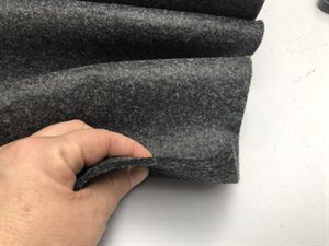 Hobby filt - antracit melange, 3 mm - KOMMER IGEN